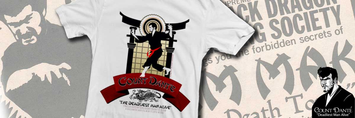 100% White Cotton Count Dante Pagoda T-Shirt